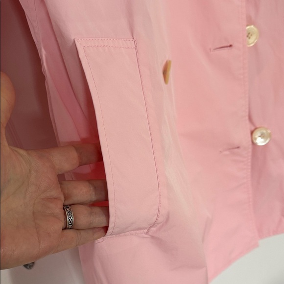 Like new! Ralph Lauren Double-breasted fully lined pink raincoat, size L - Picture 6 of 16